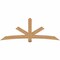 Ekena Millwork Alberta Smooth Timber Gable Bracket, Western Red Cedar, 96"W x 36"H x 5 1/2"D x 5 1/2"F, 9/12 Pitch GBW096X36X0606ALB00SWR - alternate 1